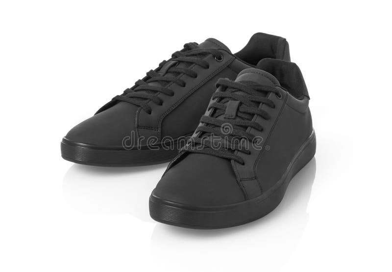 Black shoes on white stock image. Image of shoe, blank 197554905