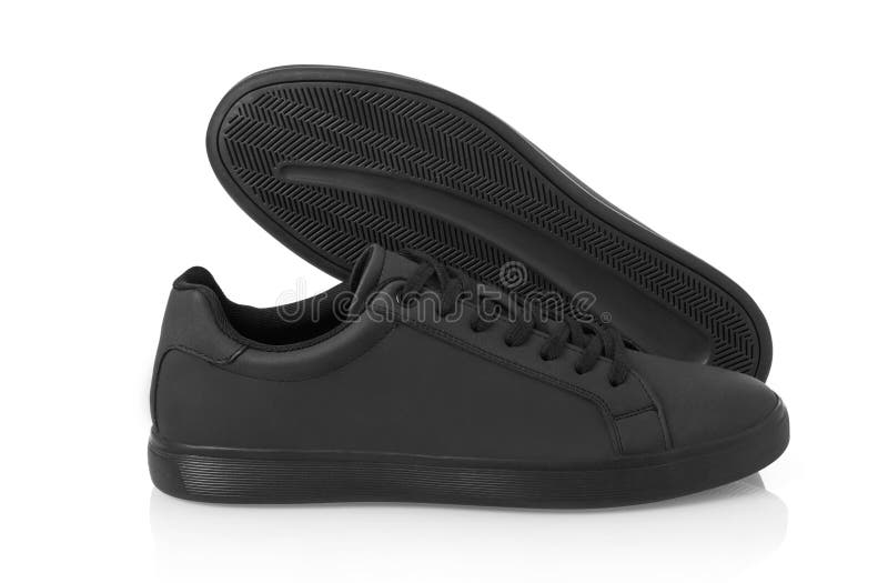 Black shoes on white stock photo. Image of white, healthy 197799122