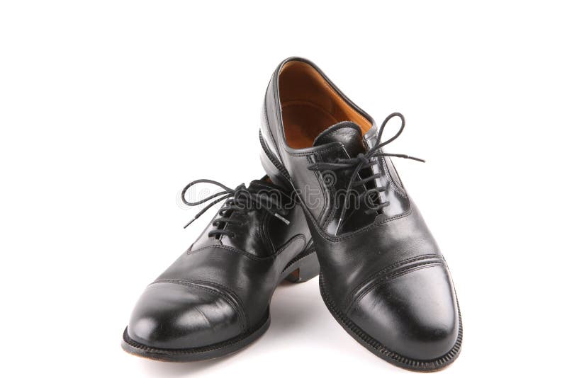 Black shoes-male stock image. Image of isolated, male - 2815799