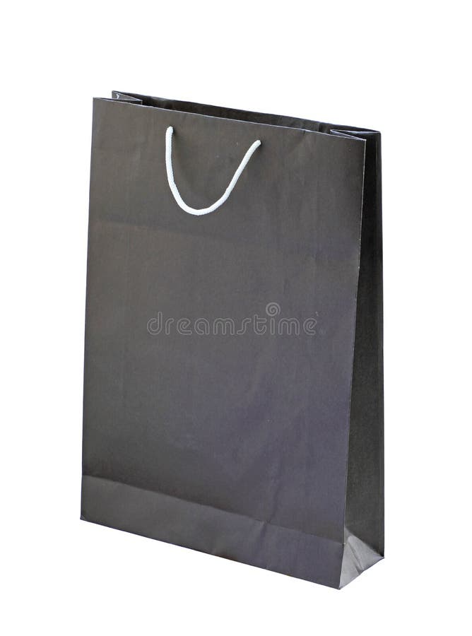 White paper bag stock photo. Image of customer, shop - 24712334