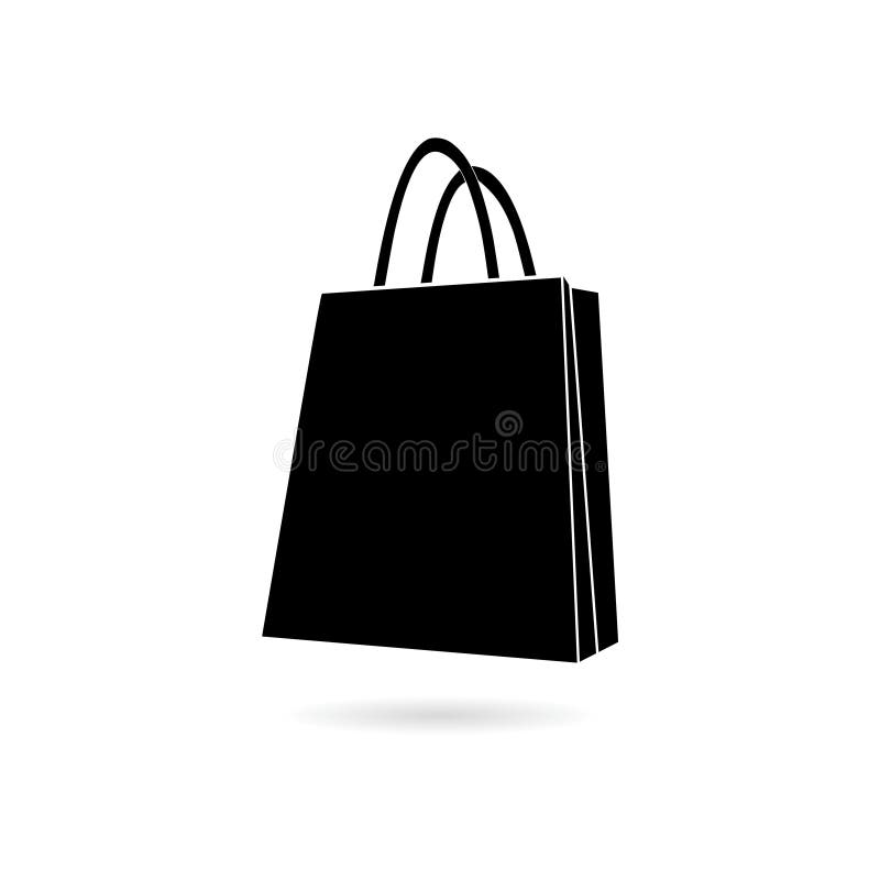 Shopping Bag Black Icon Stock Illustrations 28,946 Shopping Bag Black