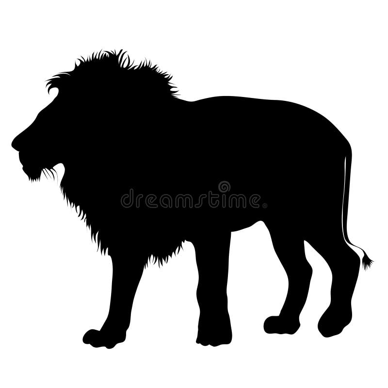 Black silhouette stock illustration