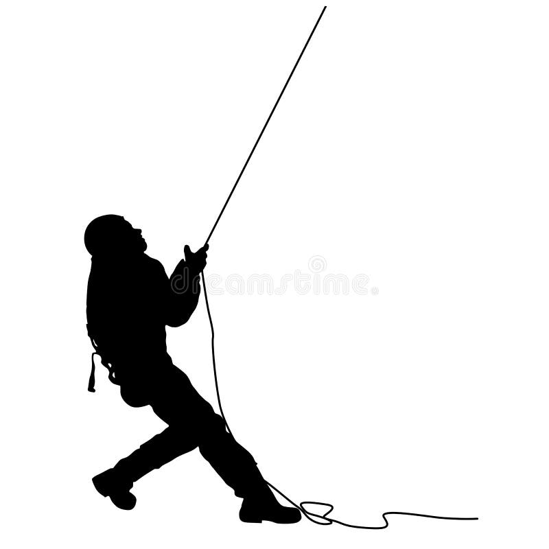 Strong Man Pulling Rope Stock Illustrations – 208 Strong Man