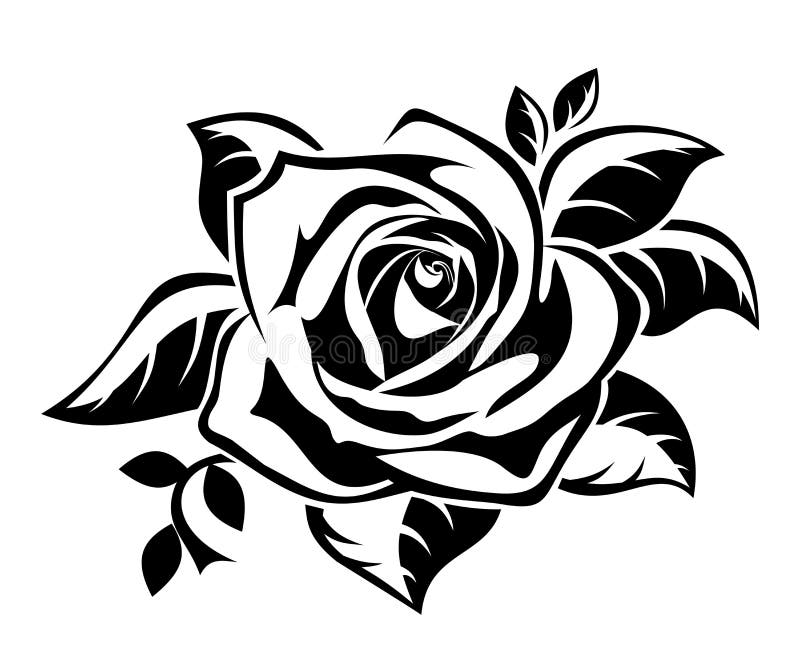 Rose Stencil  Free Stencil Gallery