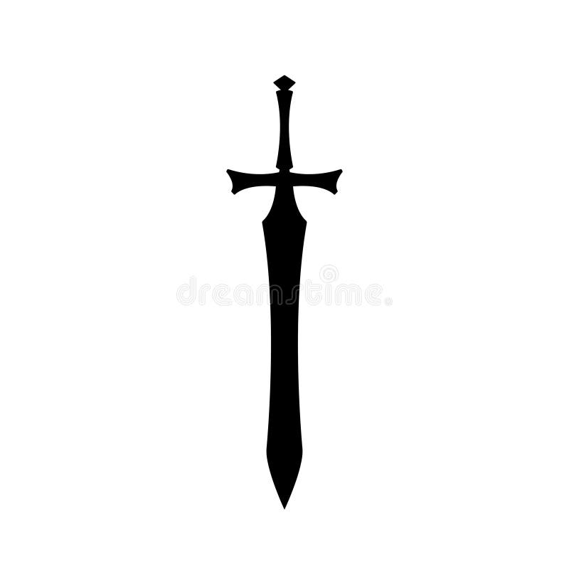 Cross Swords Icon Medieval Knight Weapon Vector Illustration Stock  Illustration - Download Image Now - iStock