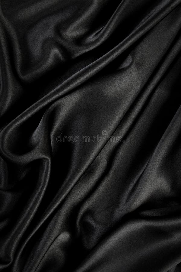 Black silk / velvet cloth stock image. Image of sheet 32886407
