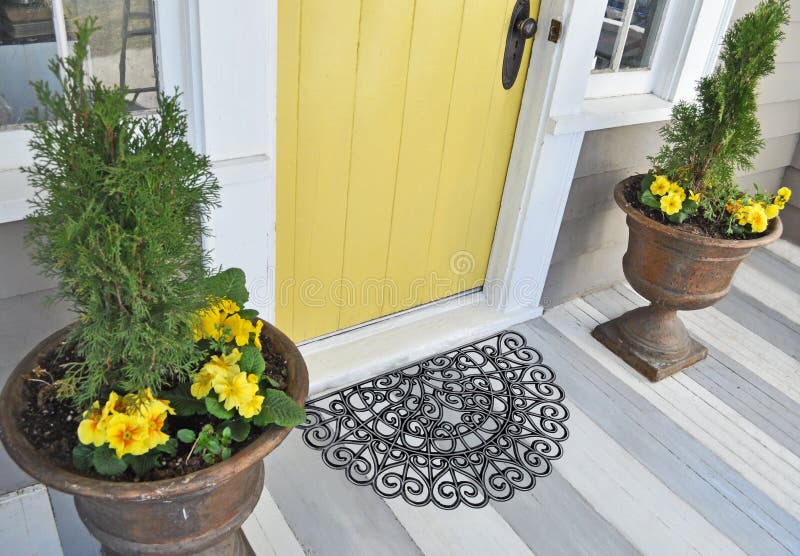 Beautiful Decorative Rubber Doormat to Place on the Entrance Door to your House 