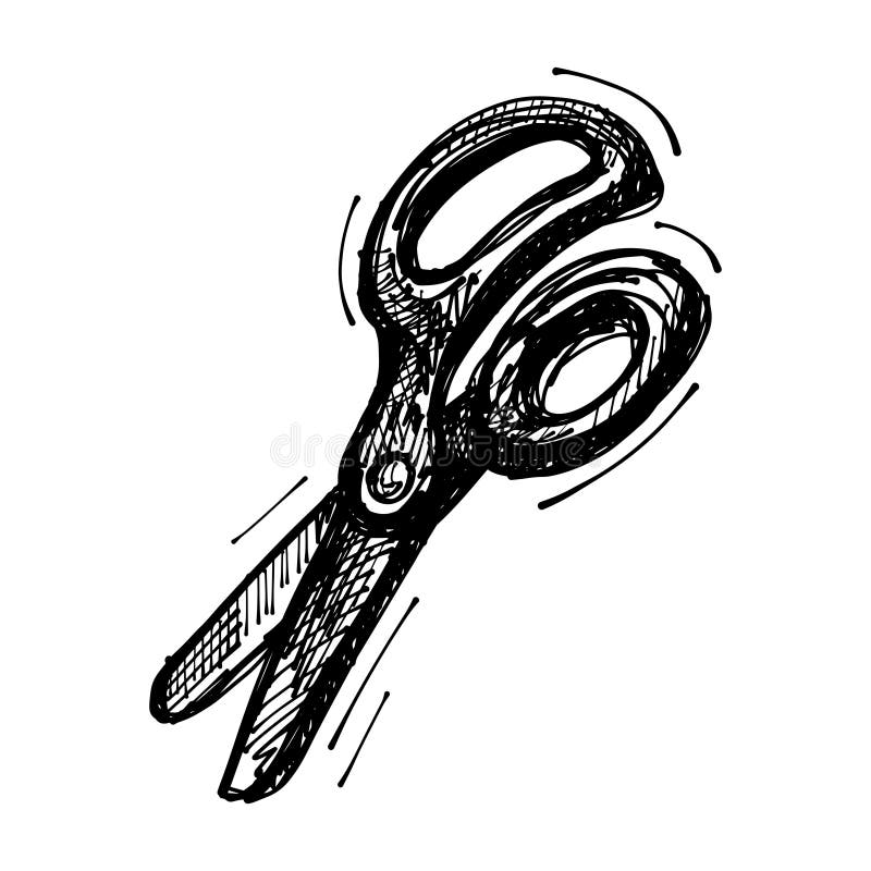 Illustrations scissors hi-res stock photography and images - Alamy