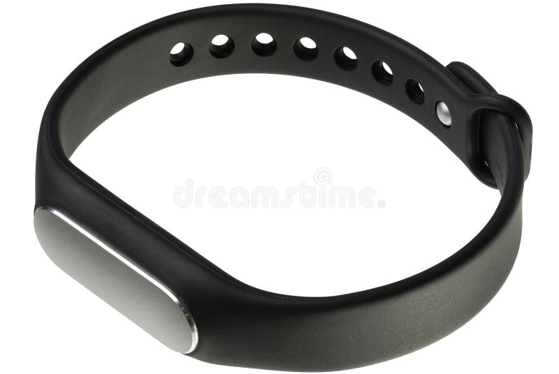 Black Smart Sport Wristband Stock Image Image of running, medicine