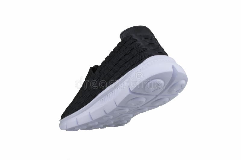 running shoes with black soles