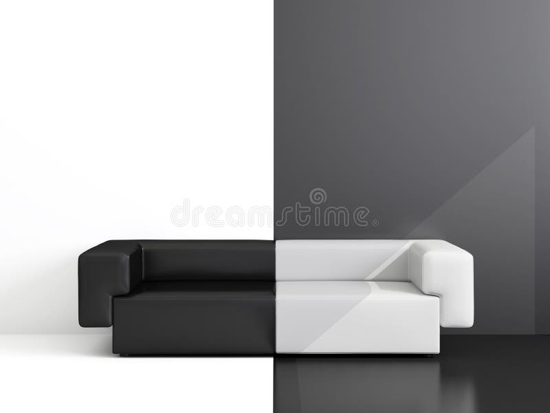 Black sofa