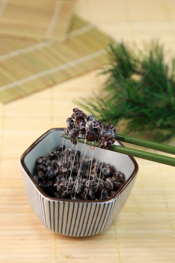 Black soybean natto stock photo. Image of breakfast, diet 67564344