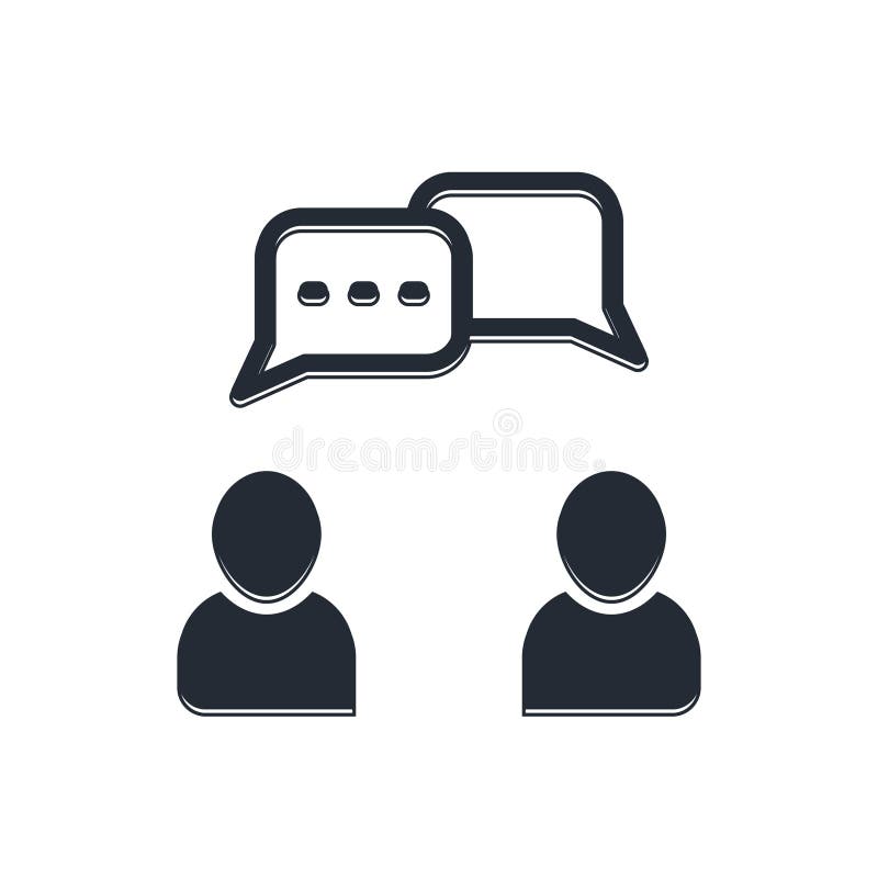 Black Speech-Chat-Symbol isoliert auf weißem Hintergrund. Meldungssymbol. Kommunikations- oder Kommentar-Chat. Vector vektor abbildung