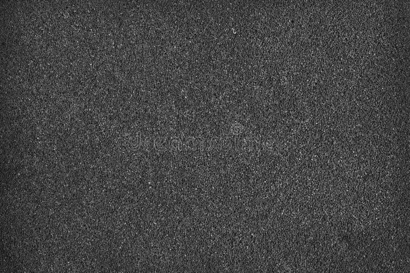 seamless texture of black sponge or foam Stock Photo