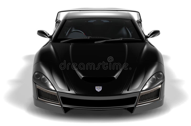 Black sports car 3