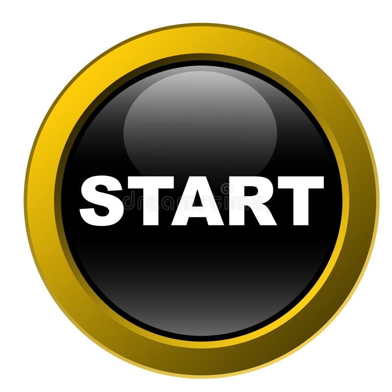 Start Black Icon Button Logo Symbol Concept High Quality Stock Vector