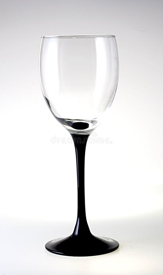 Black Stem Glass stock image. Image of isolated, beverage 230741