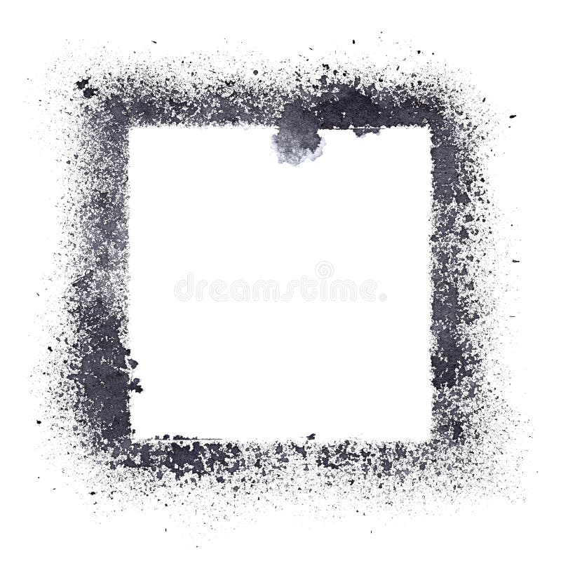 Black stencil frame royalty free illustration