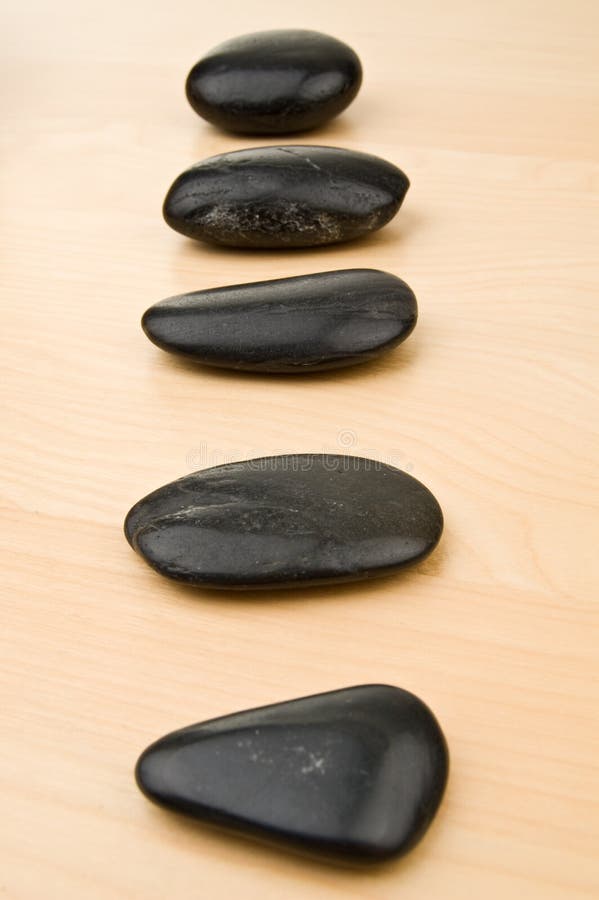 Black stones royalty free stock image