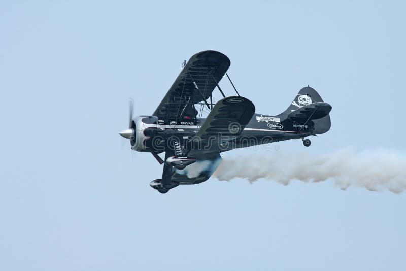 Black Stunt Plane