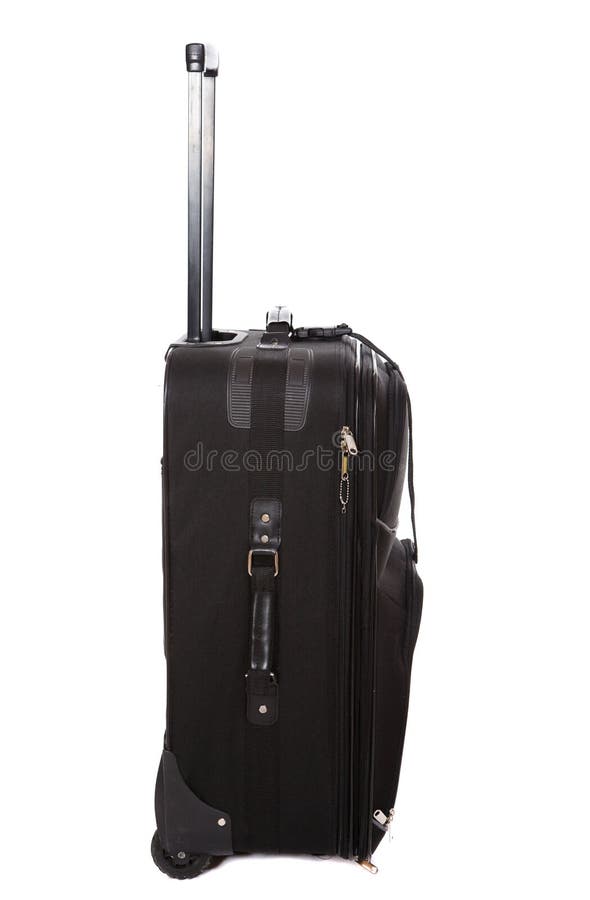 Red Suitcase stock image. Image of background, space, white 5380481