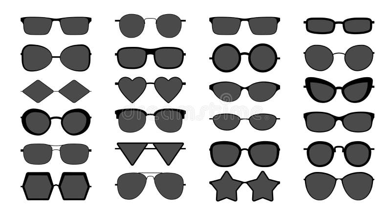 different sunglass shapes
