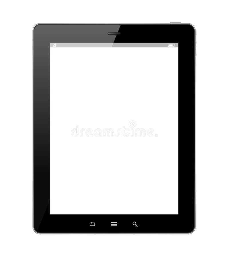 Black tablet royalty free illustration