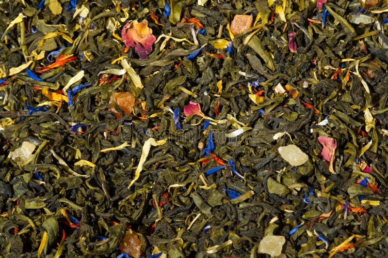 Black Tea with Aromatic and Vitamin Supplements. Tea of the Most Usual