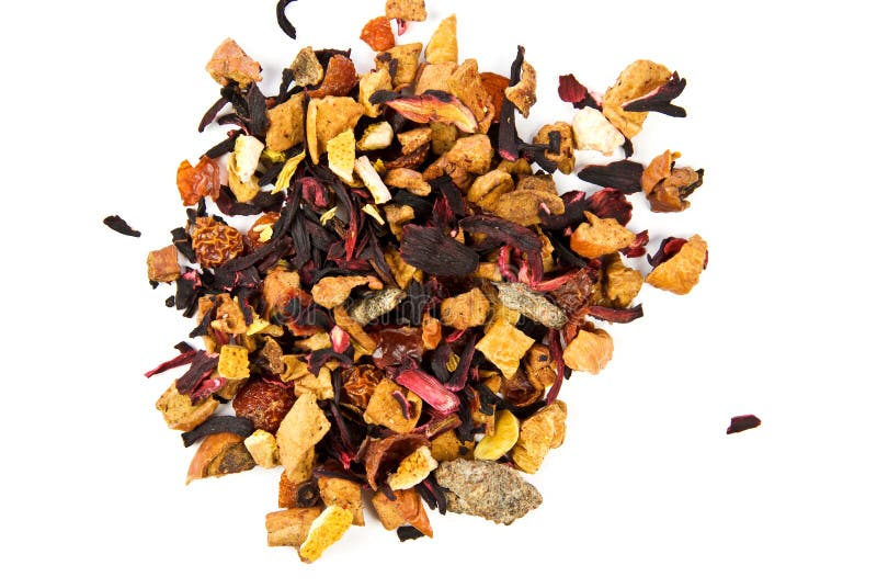 Black tea with dried fruits