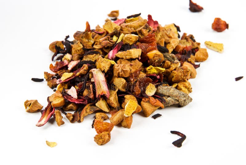 Black tea with dried fruits