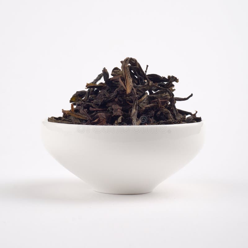 Dry leaves of black tea stock image. Image of medicine 23189577