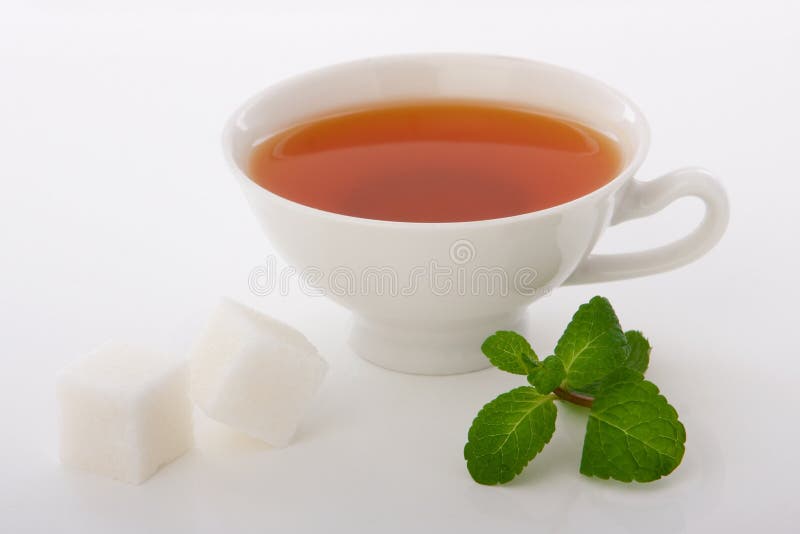 Herbal tea with mint stock image. Image of leaf, lifestyles 28156975