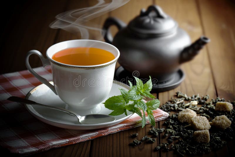 Black tea is a hot drink stock photo. Image of cereal 100537574