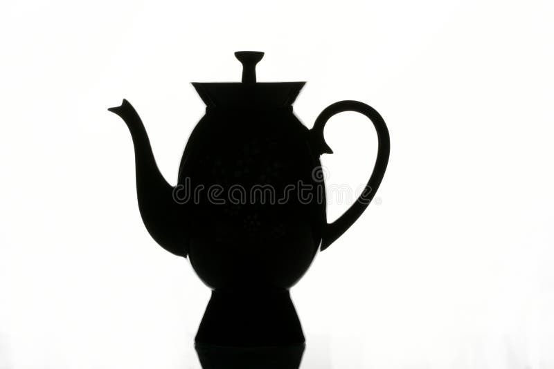Black and White Striped Teapot Stock Illustration Illustration of vessel, painting 2926899
