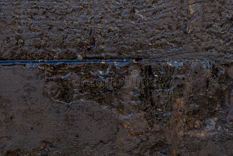 Black Resin Wall Texture with Scratches and Cracks. Stock Image Image