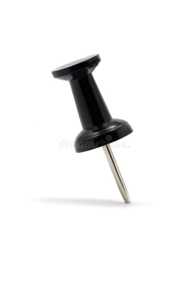 Black Thumbtack Pushpin Macro Closeup Royalty Free Stock Photos Image 10762488
