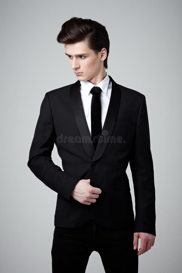 Black tie stock images