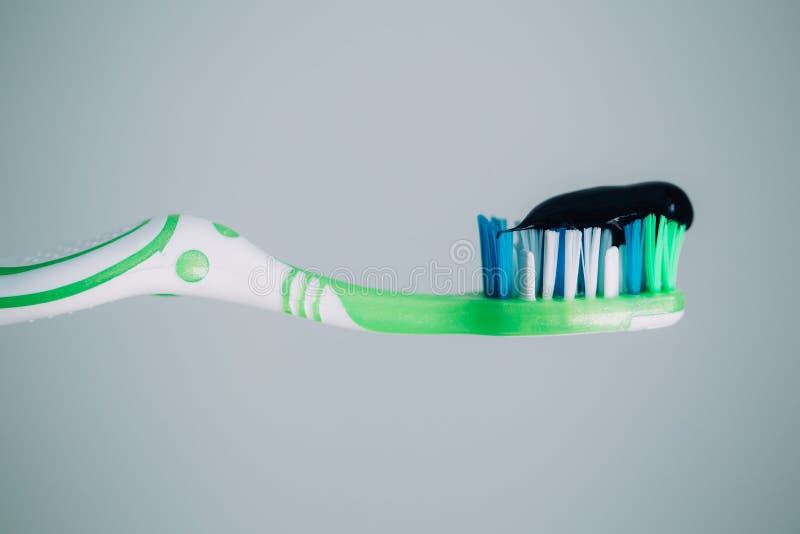 Black toothpaste stock photos Black toothpaste stock photos