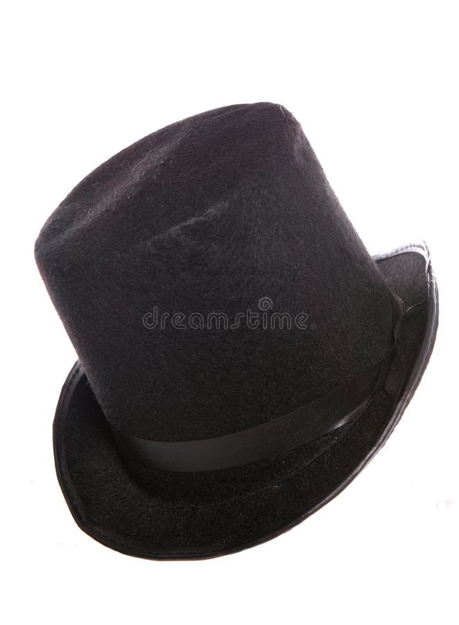Black top hat stock photo. Image of dress, white, cutout 31688136