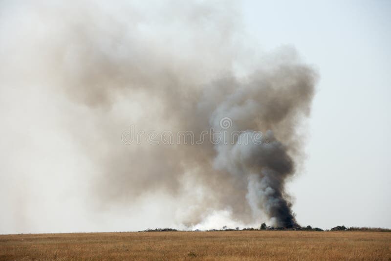 Black toxic smoke stock photo. Image of poison, fire 27038644