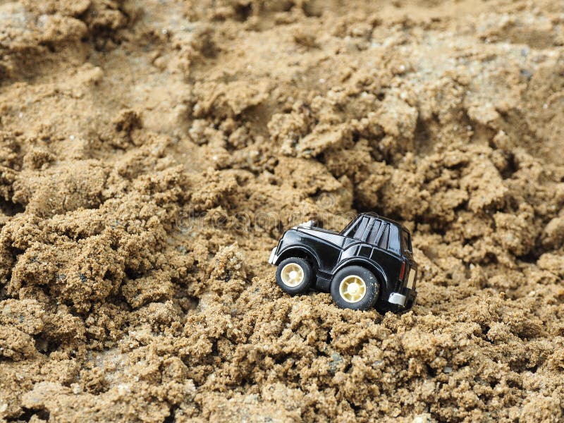 Black Toy Car Park Sandbox Stock Photos Free & RoyaltyFree Stock