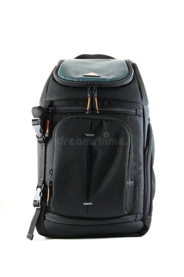 Black travel bagpack