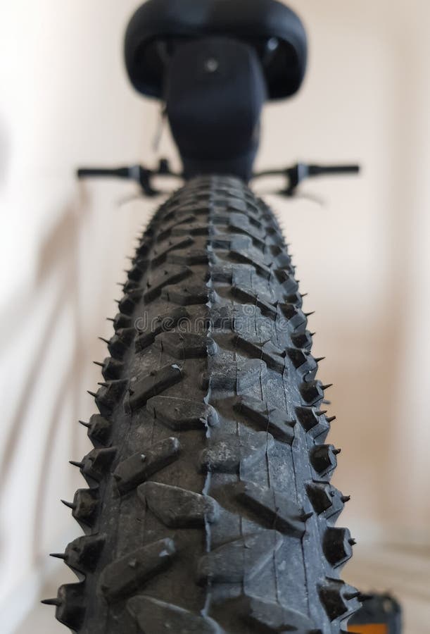 Black Tread Mountain Bike Tires Stock Image Image of black, mountain