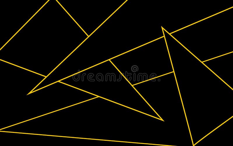 Gold borders on black stock vector. Illustration of dividers 39057829