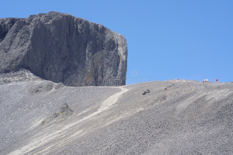 The Black Tusk pinnacle of volcanic rocks