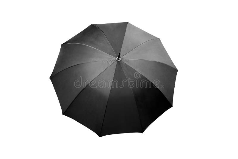 Black Umbrellas in the Rain Background Stock Photo Image of clever