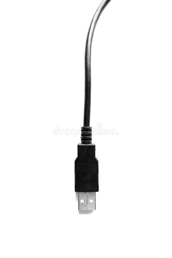 Black USB cable