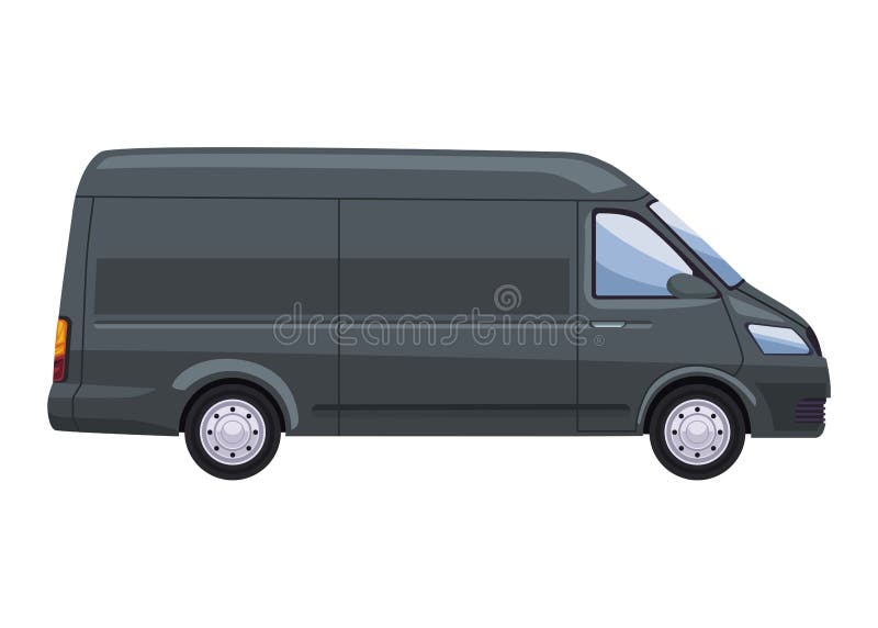 Black van mockup stock vector. Illustration of auto 257003129