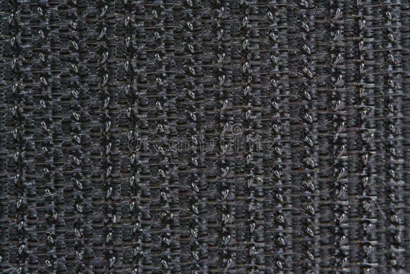 Macro Photo of a Black Velcro Stock Photo - Image of home, closeup