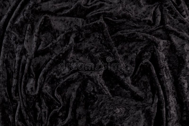 Black velvet cloth background with wrinkles royalty free stock photography Black velvet cloth background with wrinkles royalty free stock photography